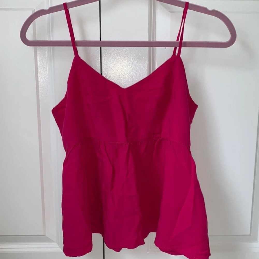 Hot pink tank top